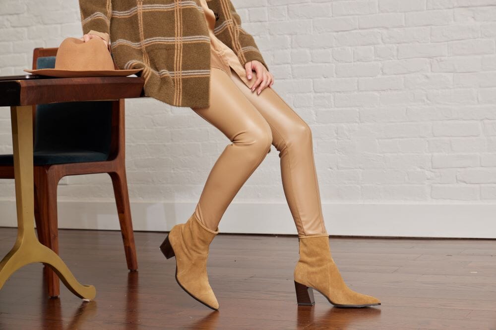 how to wear leggings over 55