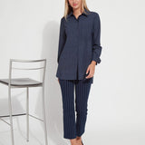 color=Indigo Denim Pinstripe