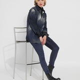 Hi Waist Suede Legging (28.5" Inseam)