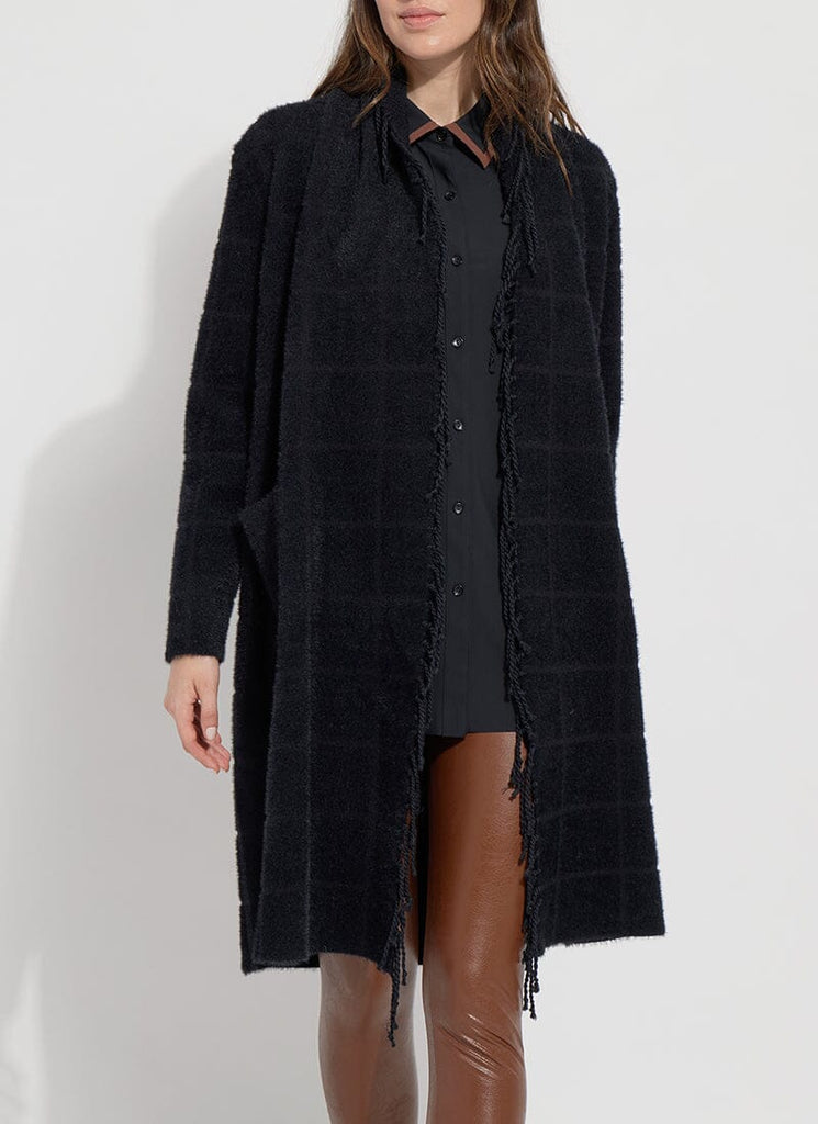 Alice Fringe Sweater Coat – LYSSÉ