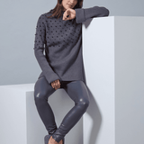 Textured Leather Legging (28.5" Inseam)