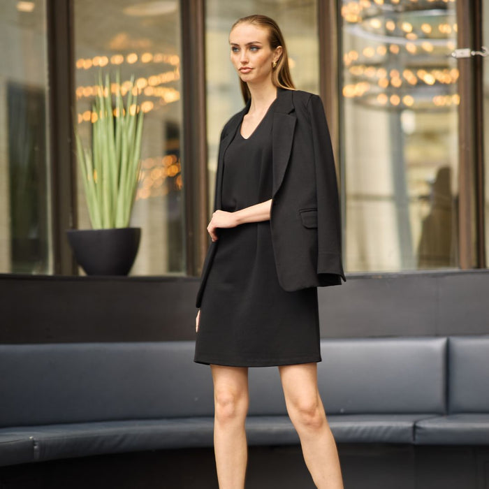 Essential Ponte Blazer and The Perfect A-Line Ponte Dress