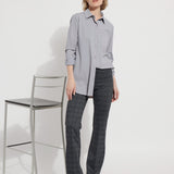 Schiffer Button Down- Shadow Gray