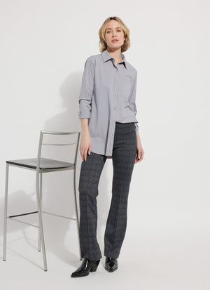 Schiffer Button Down- Shadow Gray