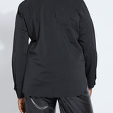 Connie Slim Button Down Curvy