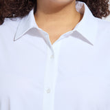 Connie Slim Button Down Curvy