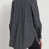 color=Charcoal Oxford Pinstripe