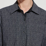 color=Charcoal Oxford Pinstripe