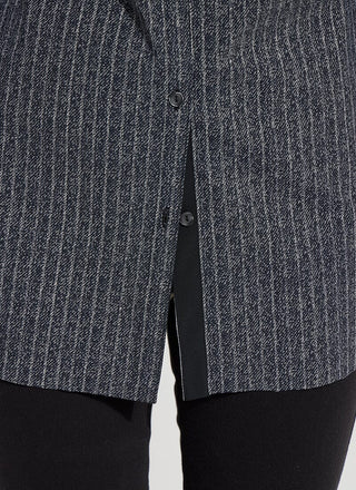 color=Charcoal Oxford Pinstripe