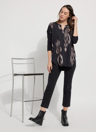 Lysse Ally Pull On Stretch Denim Bootcut Jean Mid Denim