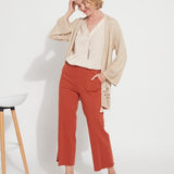 Dani Linen Mesh Cover-Up