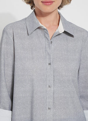 color=French Blue Pinstripe
