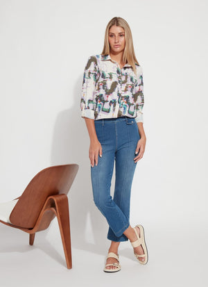 Patterned Roll Tab Connie