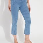 color=Bleached Blue Denim Pinstripe