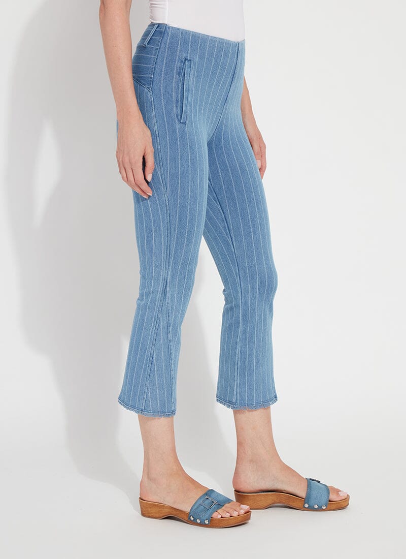 color=Bleached Blue Denim Pinstripe
