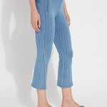color=Bleached Blue Denim Pinstripe