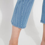 color=Bleached Blue Denim Pinstripe