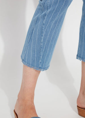 color=Bleached Blue Denim Pinstripe