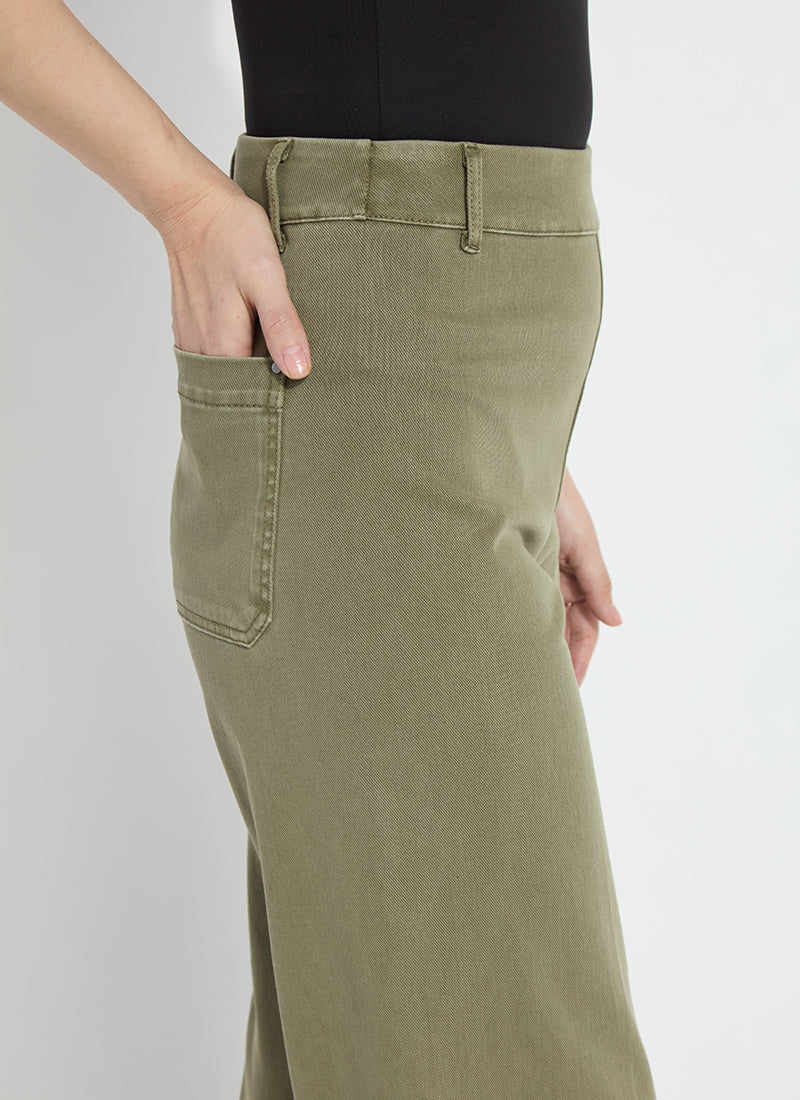 color=antique wash smoked green