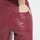 Vegan Leather Wide Leg (28" Inseam)