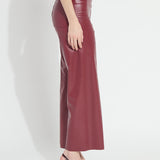 Vegan Leather Wide Leg (28" Inseam)