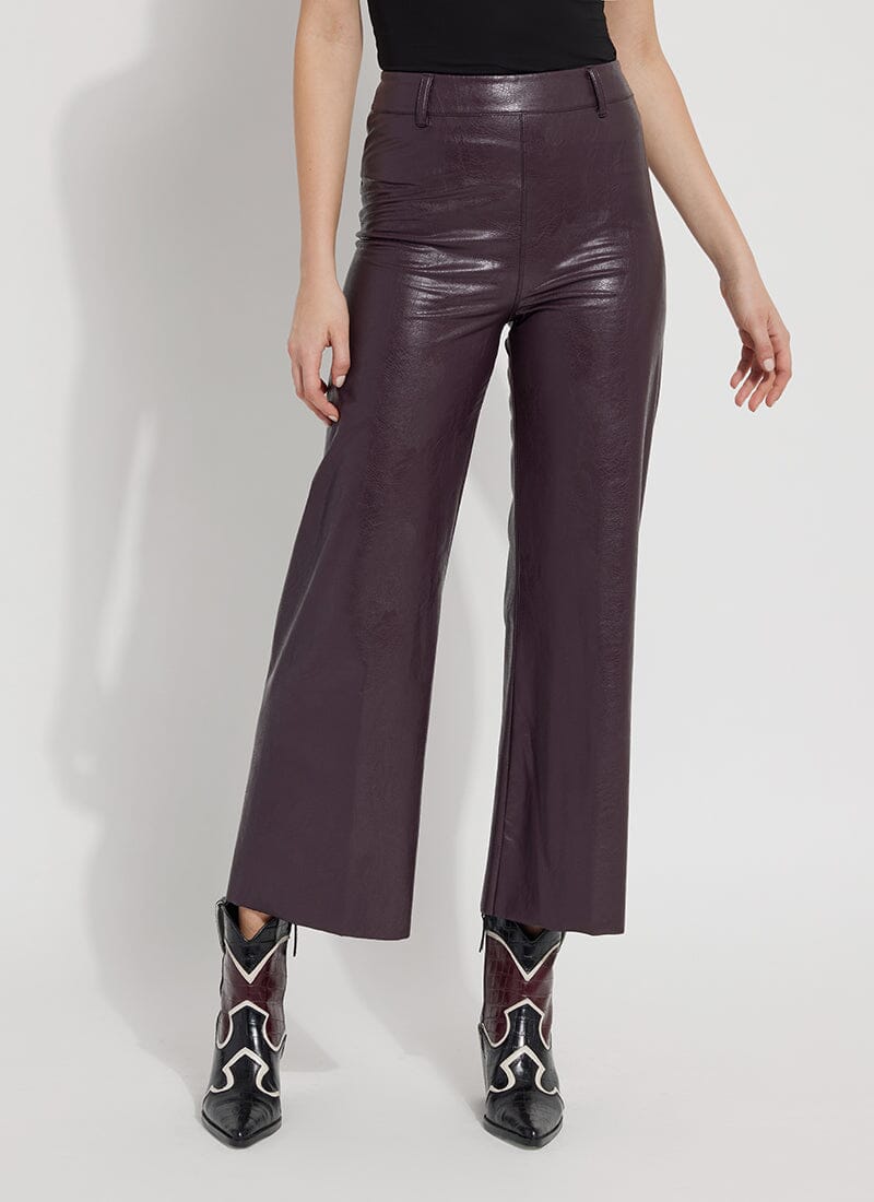 Vegan Leather Wide Leg (28