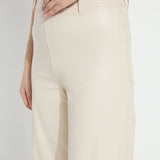 Vegan Leather Wide Leg (28" Inseam)