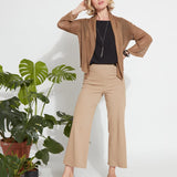Harper Linen Mesh Cardigan