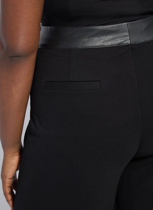 Denver Hi Waist Wide Leg Ponte Curvy