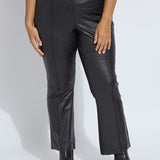 Elysse Foiled Leather Pant Curvy