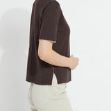 Odessa Reversible Knit Short Sleeve Tee
