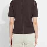 Odessa Reversible Knit Short Sleeve Tee