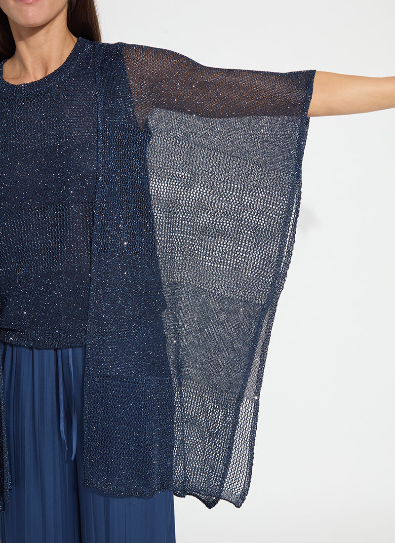color=Capri Blue Sequins
