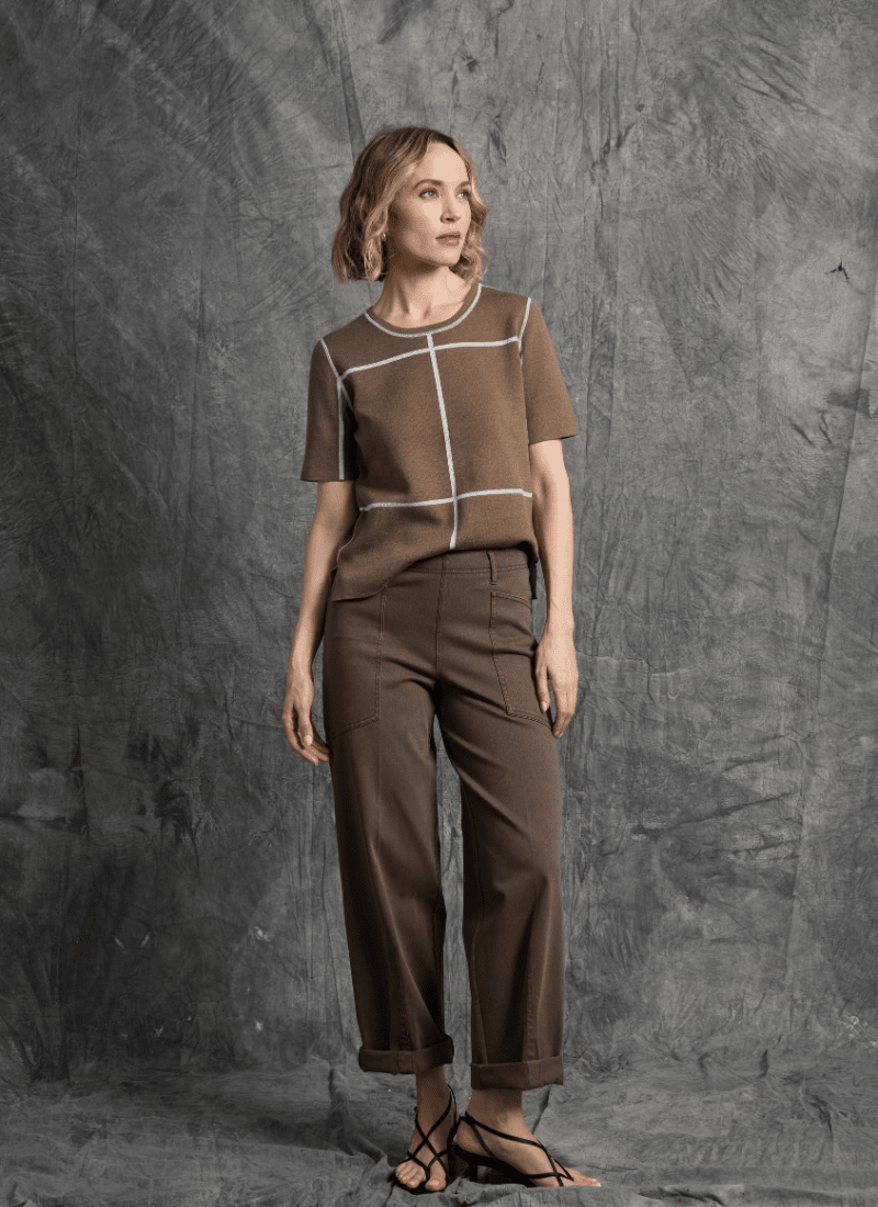 color=Lt Grey Melange/Subtle Green