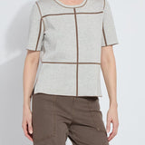 color=Lt Grey Melange/Subtle Green