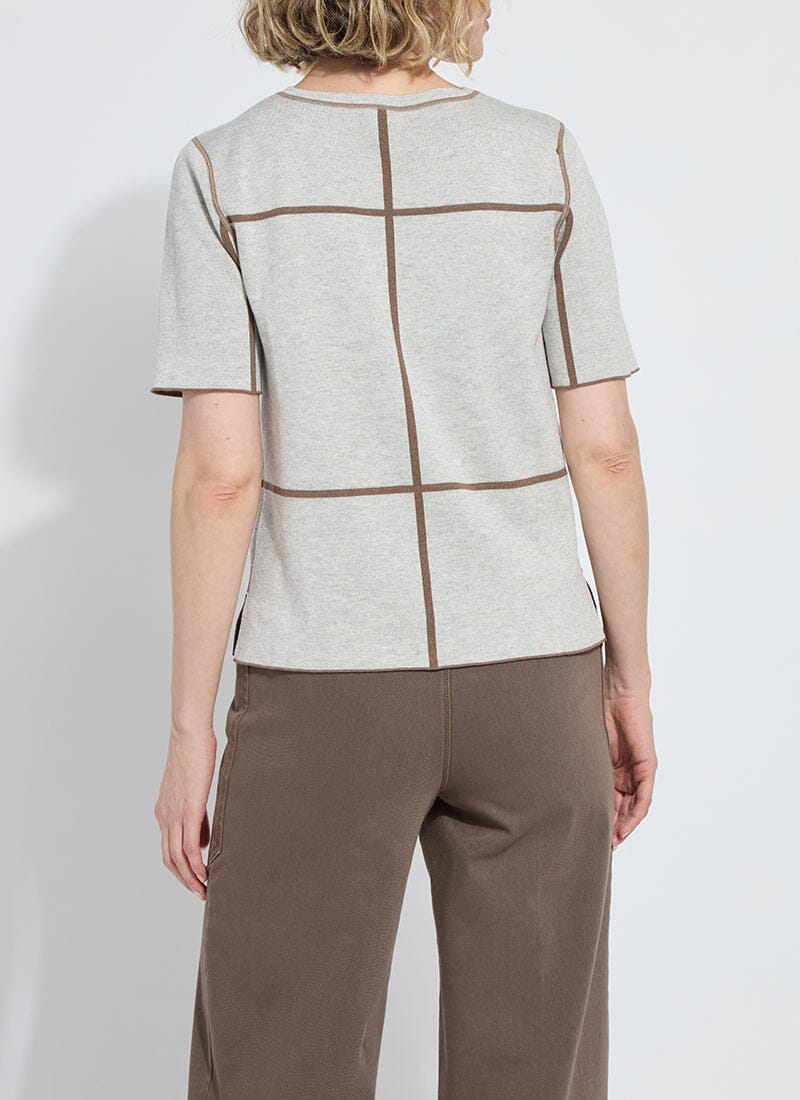 color=Lt Grey Melange/Subtle Green