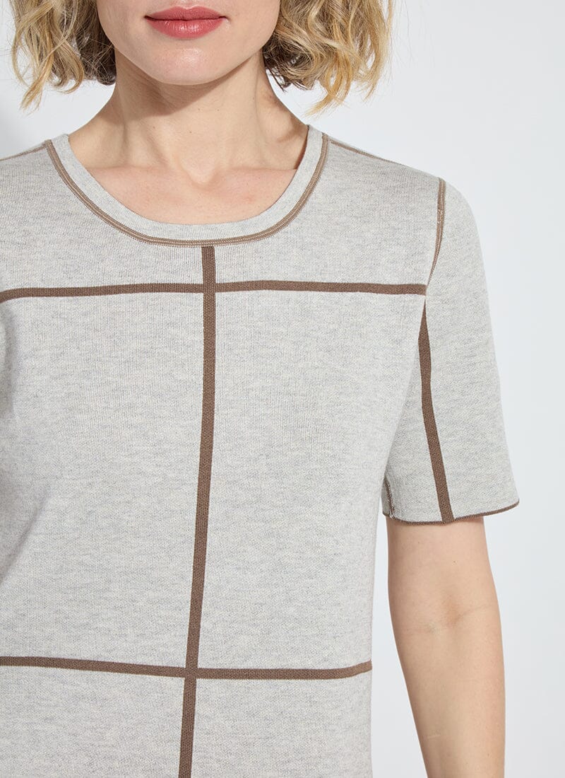 color=Lt Grey Melange/Subtle Green