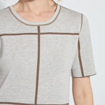 color=Lt Grey Melange/Subtle Green