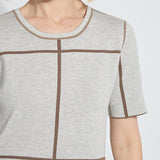 color=Lt Grey Melange/Subtle Green