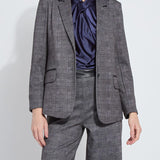 color=Charcoal Glen Plaid