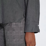 Lunette Stretch Chambray Shirt Curvy
