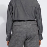 Lunette Stretch Chambray Shirt Curvy