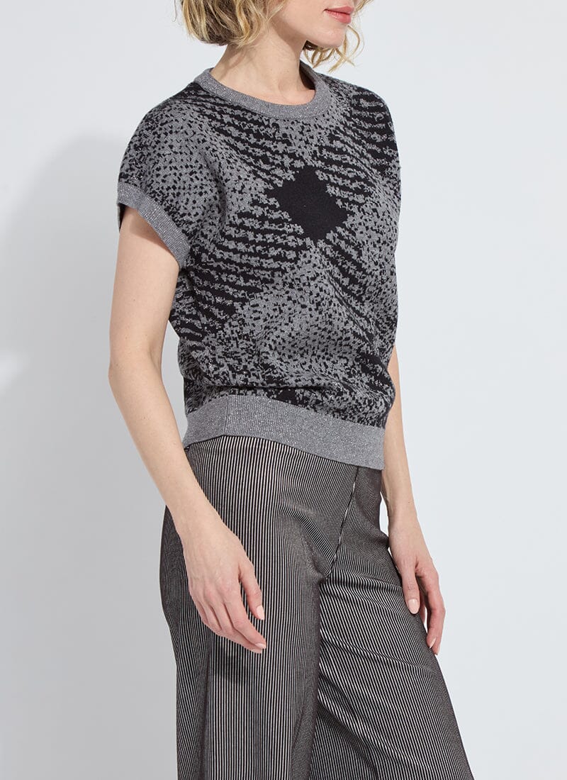 color=Lurex Diagonal Plaid