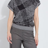 color=Lurex Diagonal Plaid