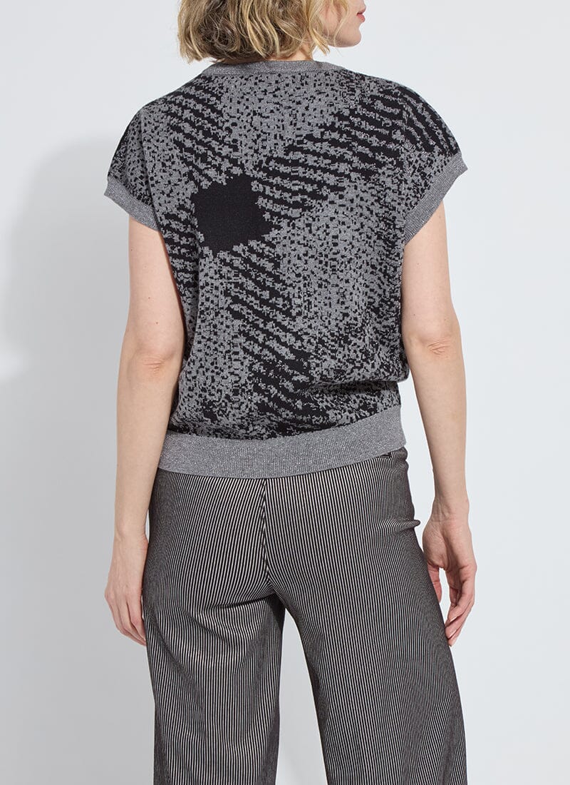 color=Lurex Diagonal Plaid