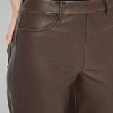 Cortina Hi Waist Wide Leg Vegan Leather (30" Inseam)