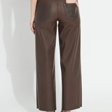 Cortina Hi Waist Wide Leg Vegan Leather (30" Inseam)