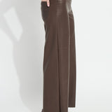 Cortina Hi Waist Wide Leg Vegan Leather (30" Inseam)