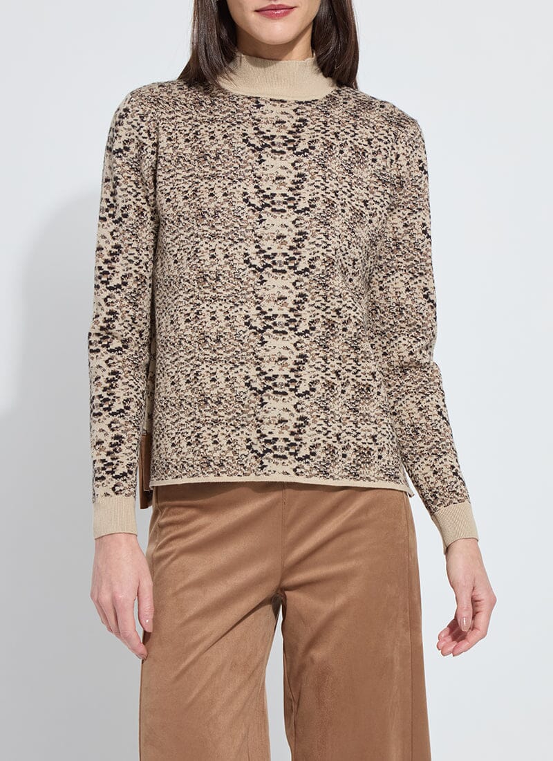 color=Lux Camel Snake Jacquard