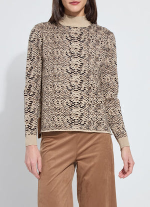 color=Lux Camel Snake Jacquard